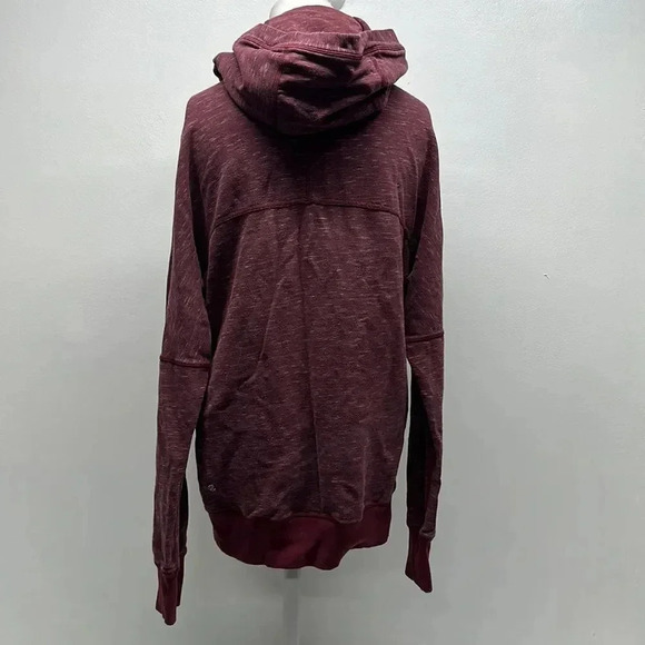 Lululemon Om & Roam Hoodie Sweatshirt Pullover Double Zip Hooded Maroon Rust 2 - Picture 7 of 13